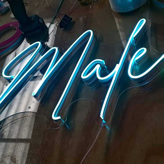 Avisos Neón Flex — nombres Post