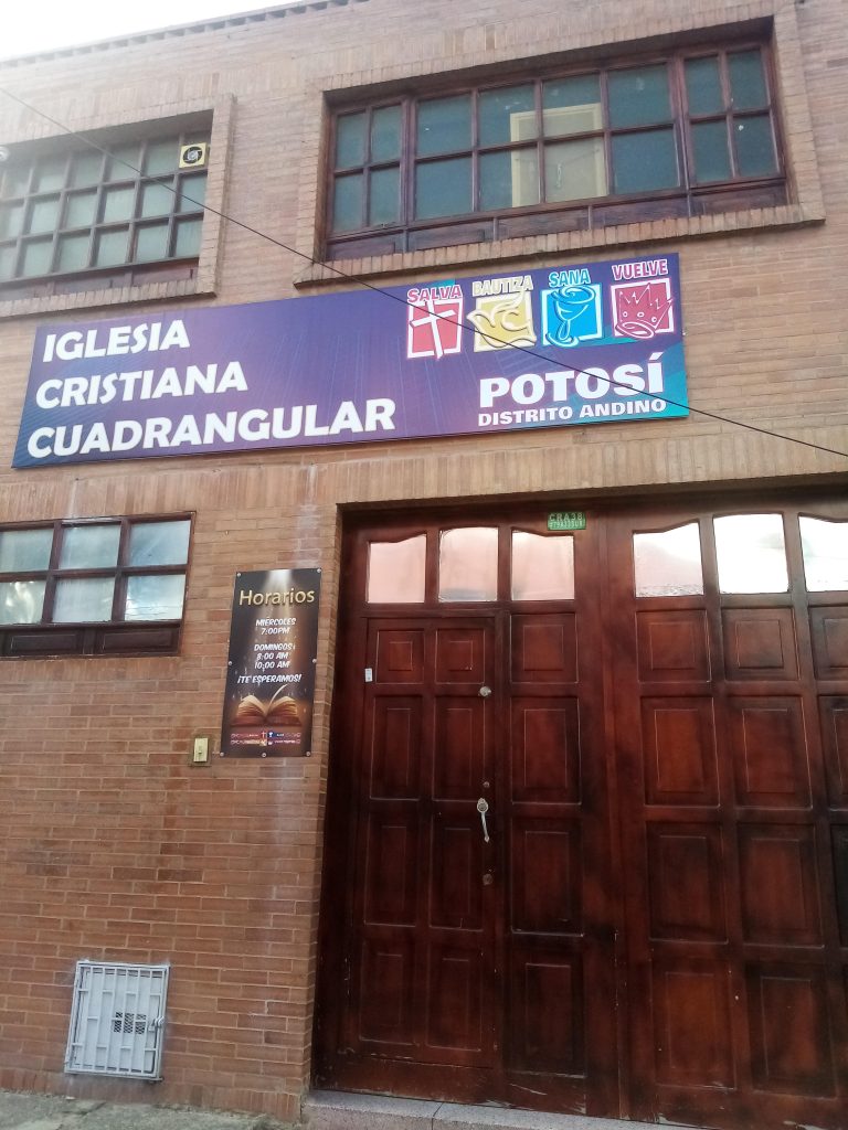aviso bastidor iglesia